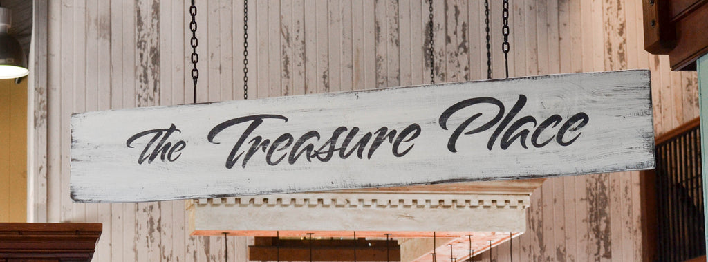 Retail Store Signs at The Treasure Place