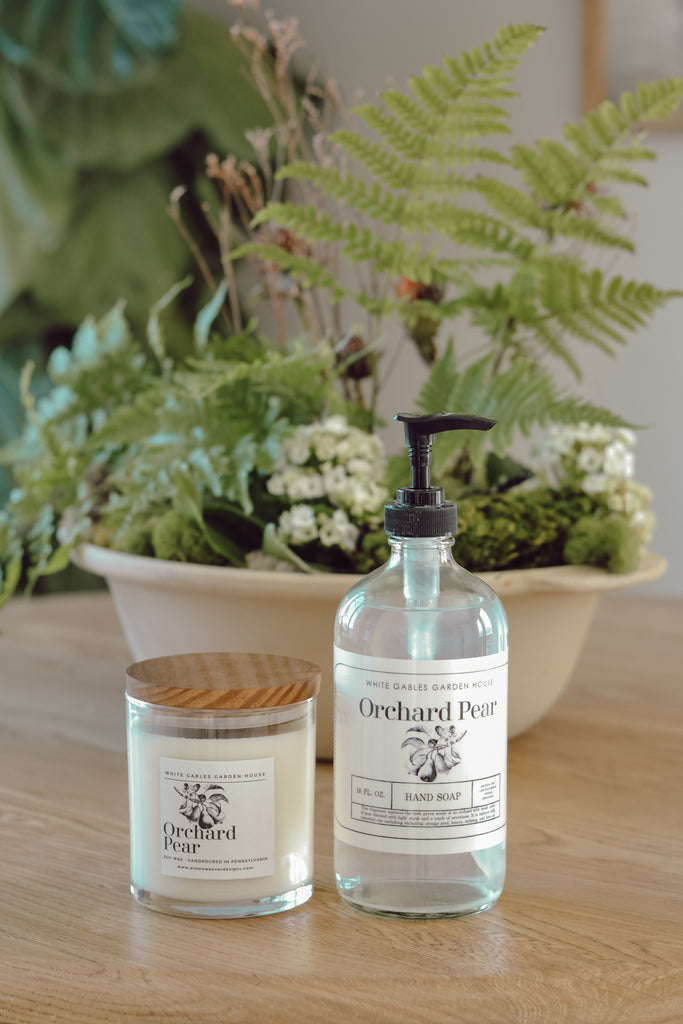 Orchard Pear Candle & Hand Soap Set - Aimee Weaver Designs