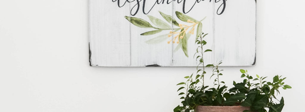 New Watercolor Wood Signs
