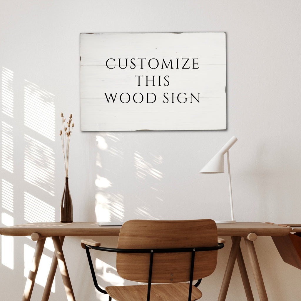 Custom Wood Sign - Aimee Weaver Designs