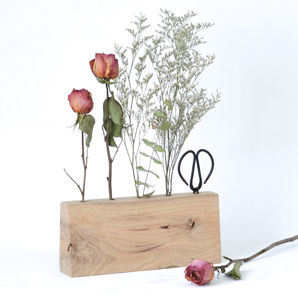 Dried Flower Stand With Scissors - Aimee Weaver Designs