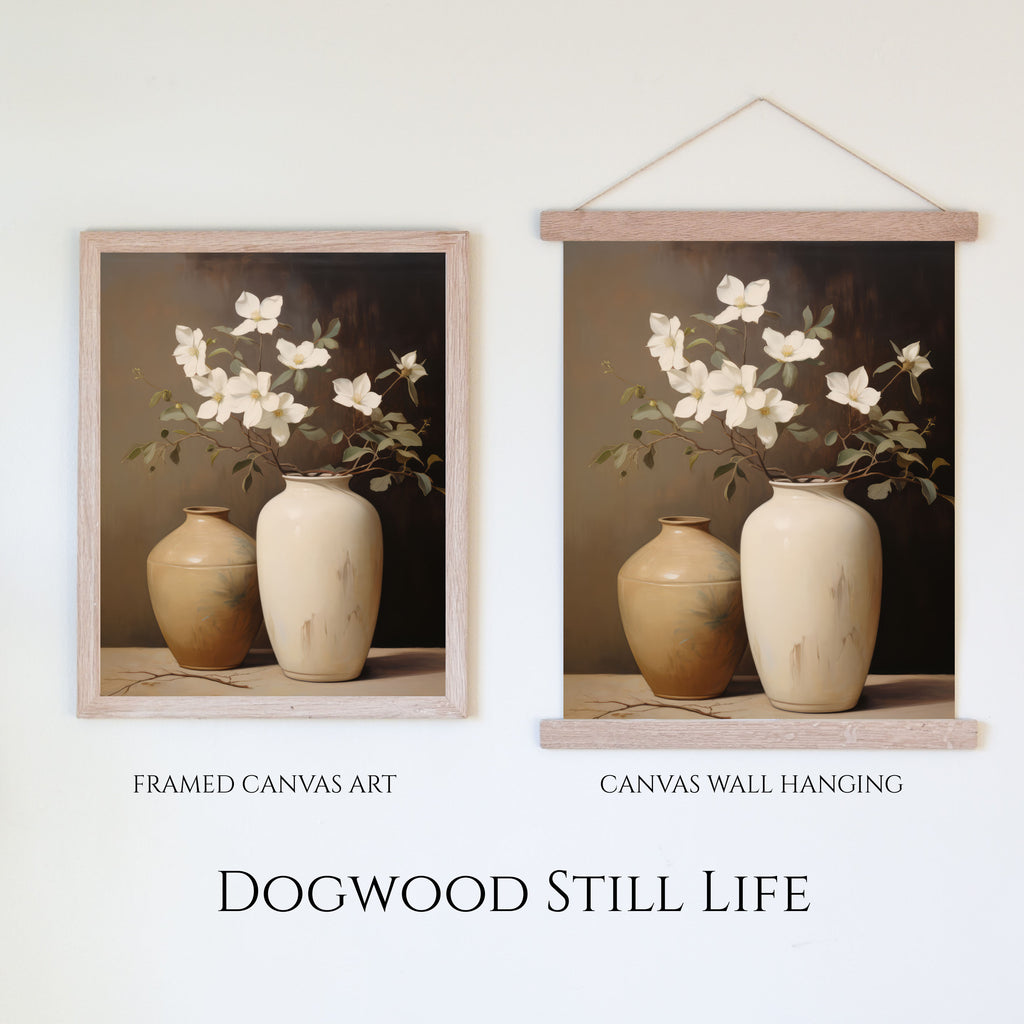 Dogwood Still Life | Canvas Art - Aimee Weaver Designs