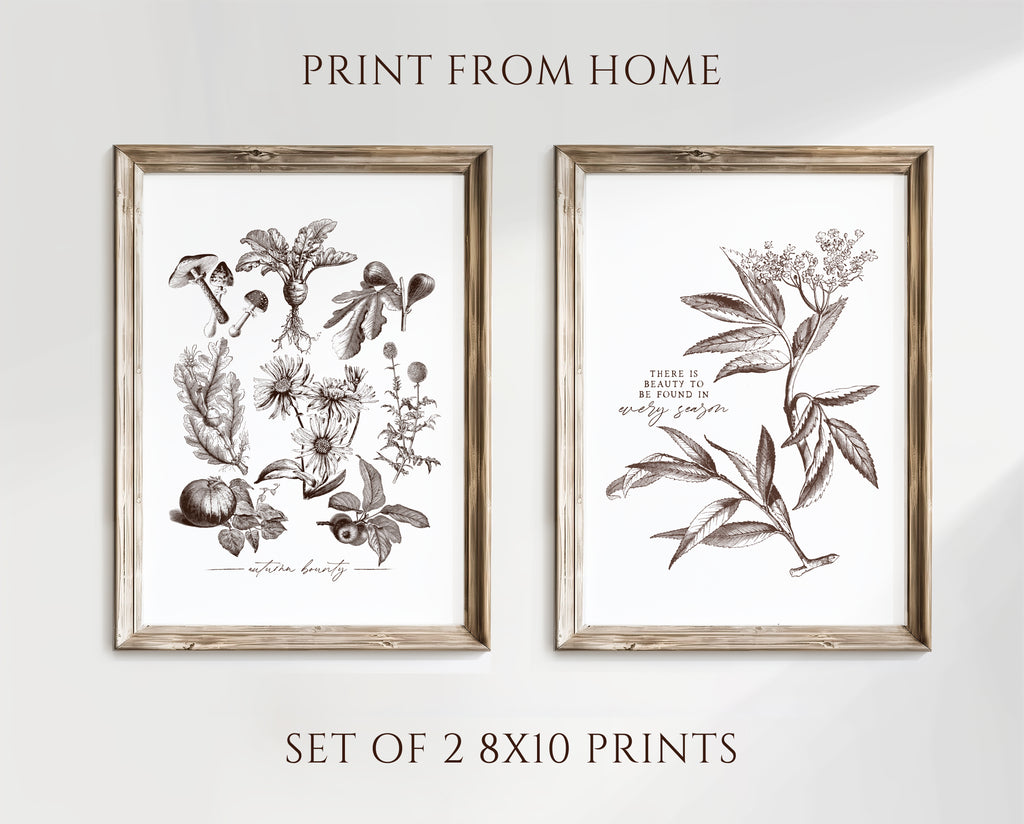 Set of 2 Autumn Printables - Aimee Weaver Designs