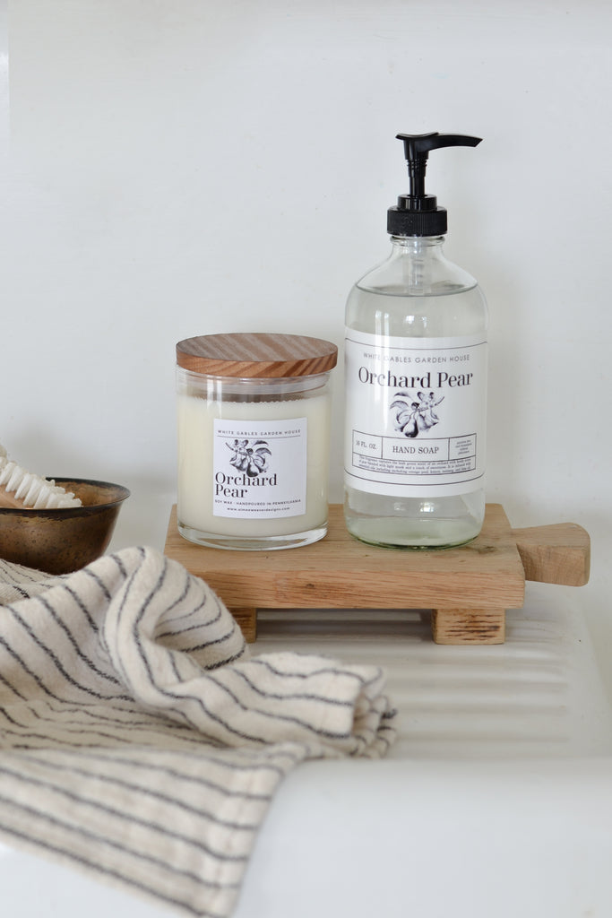Orchard Pear Candle & Hand Soap Set - Aimee Weaver Designs