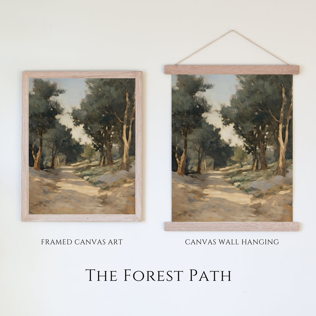 The Forest Path | Landscape Canvas Art - Aimee Weaver Designs