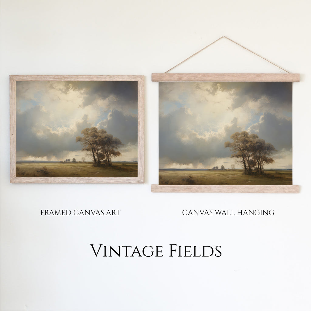 Vintage Fields | Canvas Landscape Art - Aimee Weaver Designs
