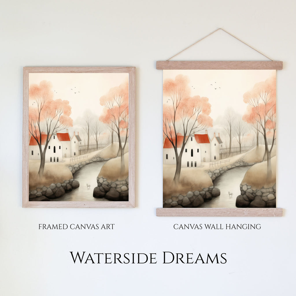 Waterside Dreams | Whimsical Canvas Art - Aimee Weaver Designs