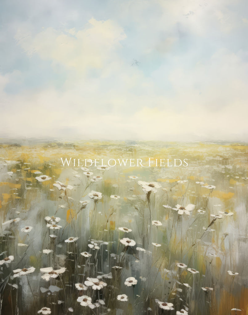 Wildflower Fields | Canvas Landscape Art - Aimee Weaver Designs