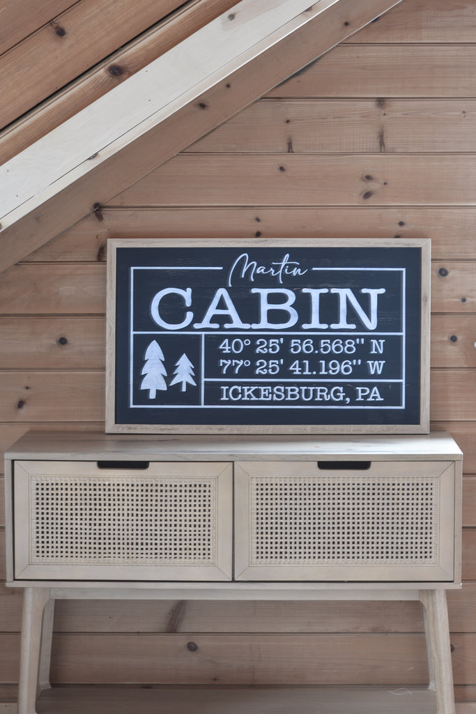 Cabin Family Sign - Aimee Weaver Designs