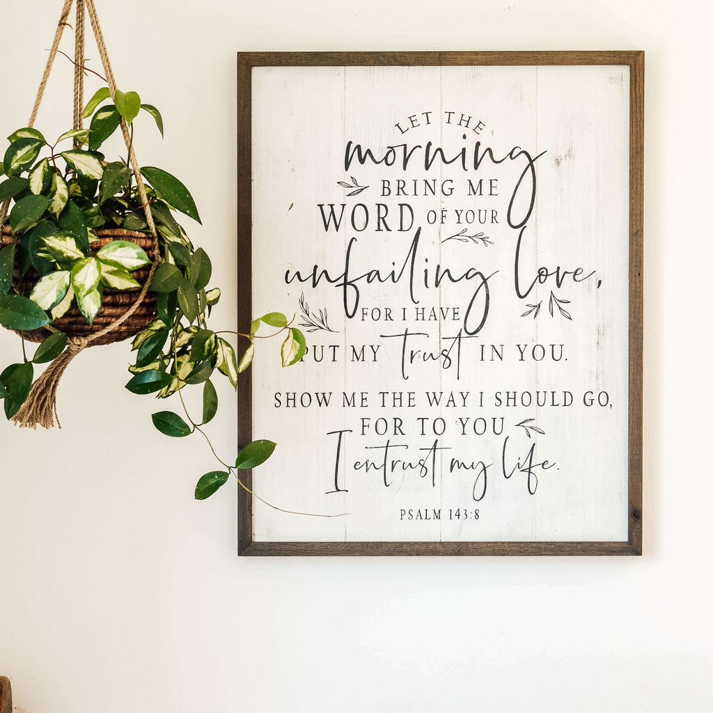 Let The Morning Bring Sign - Aimee Weaver Designs