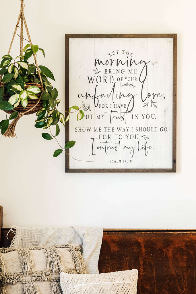 Let The Morning Bring Sign - Aimee Weaver Designs