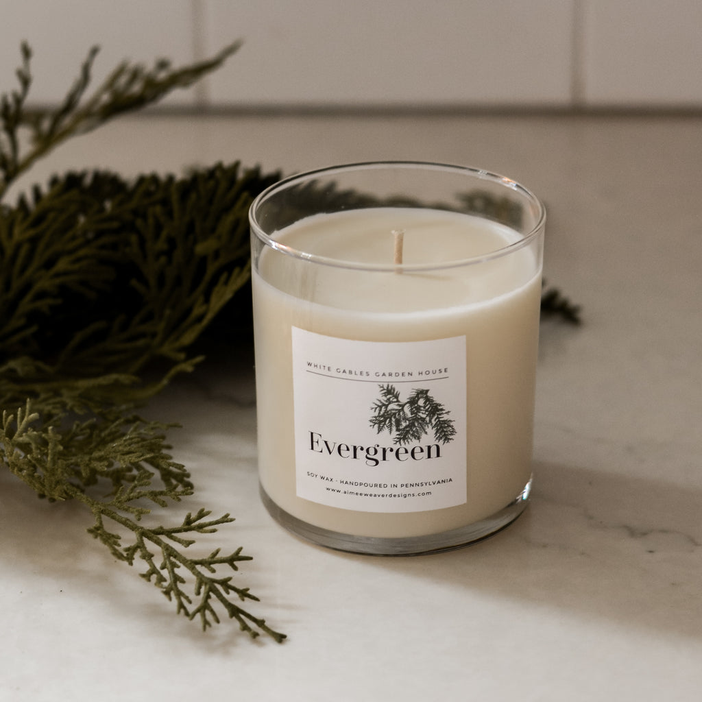 Evergreen Soy Candle - Aimee Weaver Designs
