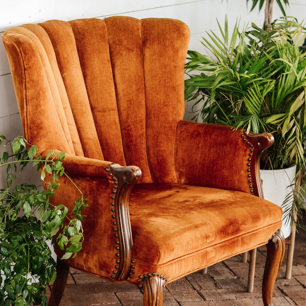 Gold Vintage Chair Rental - Aimee Weaver Designs